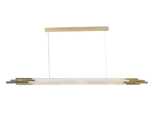 Org Lámpara Colgante Horizontal 2000 Oro - DCW