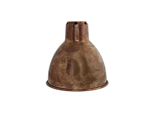 Pantalla XL Round Ø220 Raw Copper - Lampe Gras