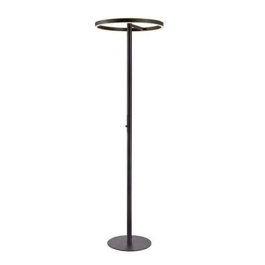 Lámpara de pie LED SLV One Straight, negra, 2700/3000 K