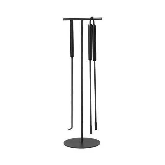 Ashi Juego de herramientas para chimeneas 3 pcs. Black - Blomus