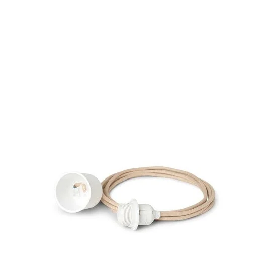 Portalámparas de cuerda Lámpara Colgante 4m Sand - Ferm Living