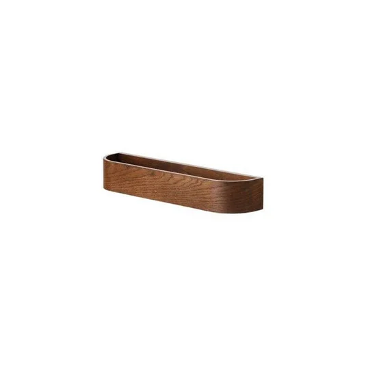 Soporte de pared Epoch, marrón oscuro, 50 cm, madera - Audo
