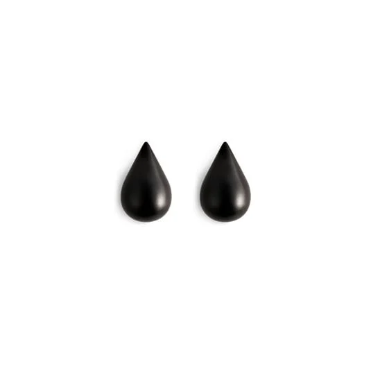 Dropit Colgador de Pared 2 pcs. Small Black - Normann Copenhagen