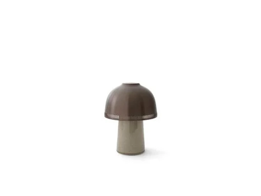 Lámpara de batería Raku SH8 Beige Grey/Bronzed - &Tradition