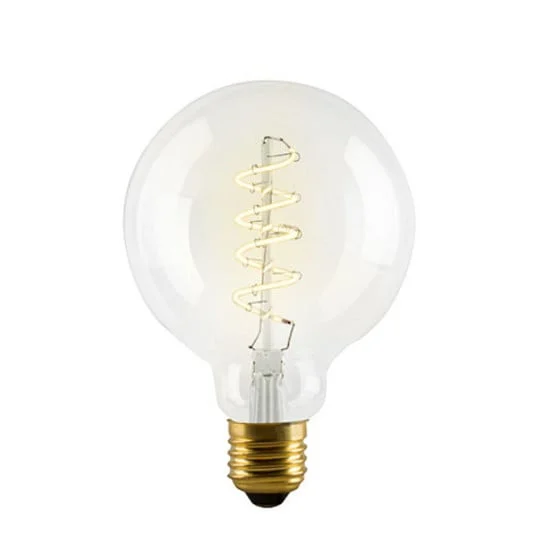 Bombilla LED 4 W (180 lm) Ø95 transparente CRI90 E27 - e3light