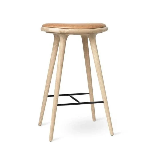 High Taburete de bar H74 Soaped Oak - Mater