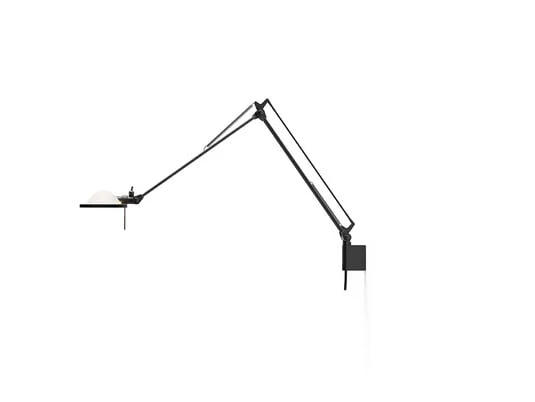 Aplique Berenice 30x30 Blanco Vidrio/Negro - Luceplan