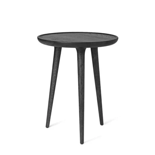 Accent Mesa Auxiliares Black Stained Oak Medium Ø45 - Mater