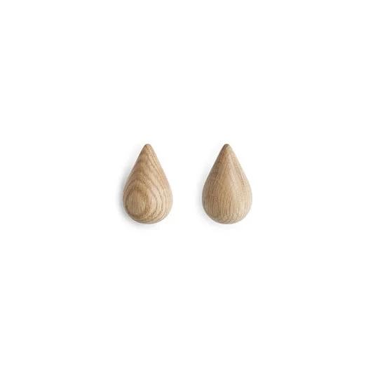 Dropit Colgador de Pared 2 pcs. Small Oak - Normann Copenhagen