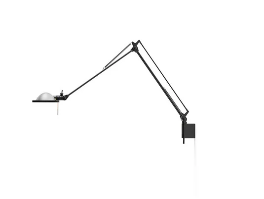 Aplique Berenice 45x45 aluminio metal/negro - Luceplan