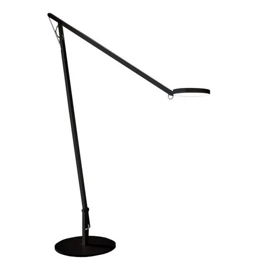 String XL Lámpara de Pie Matt Black/Silver - Rotaliana