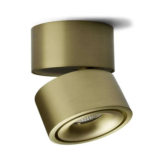 Easy W100 LED Spot montado en superficie 2700K Brass - Antidark