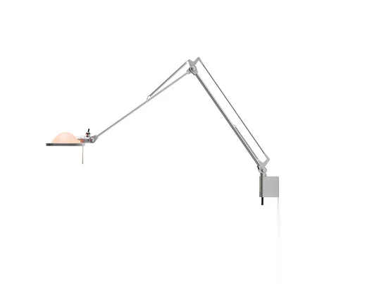 Aplique Berenice 30x30 rosa vidrio/aluminio - Luceplan