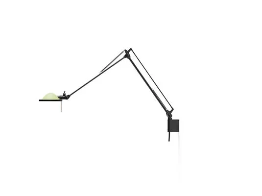 Berenice Aplique de Pared 30x30 Verde Vidrio/Negro - Luceplan