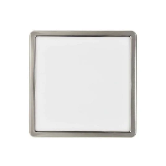 Plafón Oja 29 Square, plateada, 2,3 cm - Nordlux