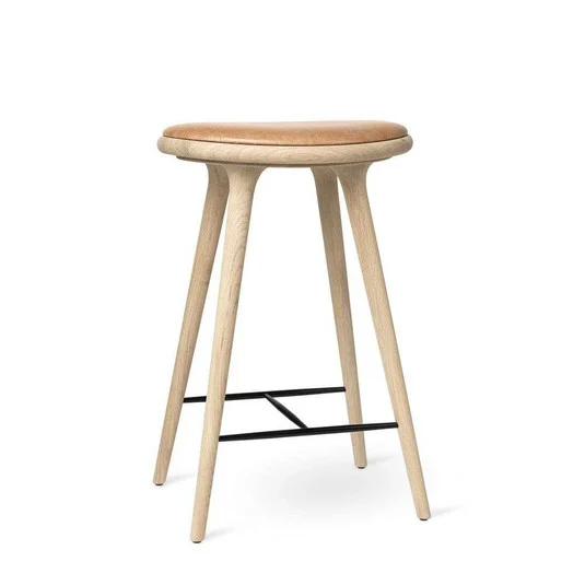 High Taburete de bar H69 Soaped Oak - Mater