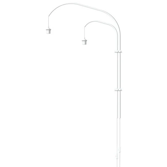 Willow Wall Soporte de Pared Doble Blanco - UMAGE