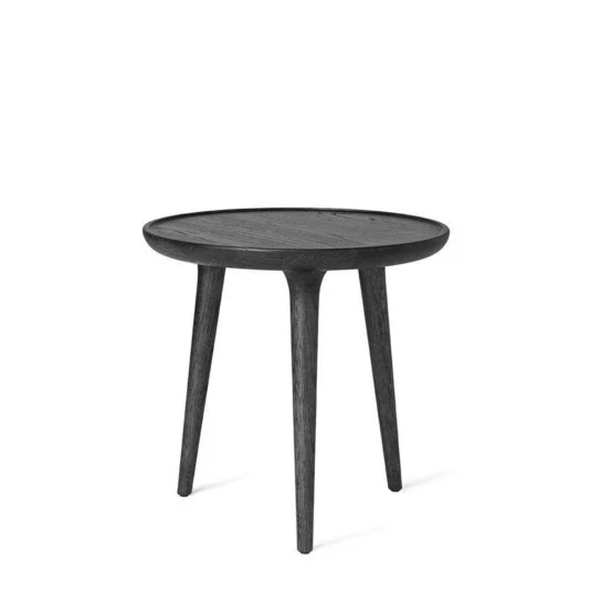 Accent Mesa Auxiliares Black Stained Oak Small Ø45 - Mater