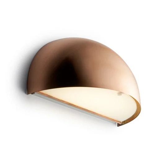 Aplique LED para exterior Rørhat, cobre - Light-Point