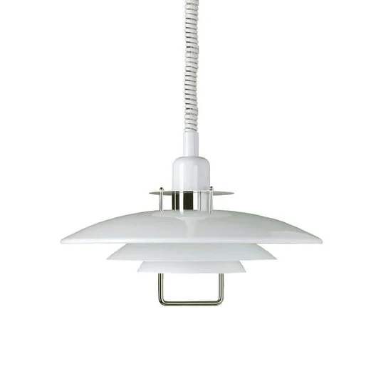 Primus II Lámpara Colgante Ø43 White/Chrome - Belid