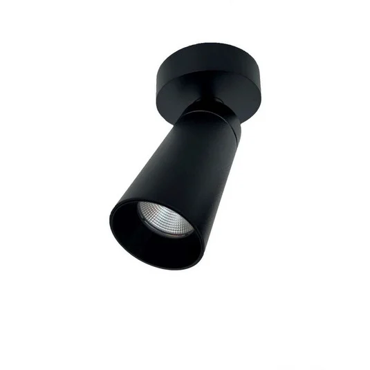 S16 Foco fijo, 17,9 cm, negro, 2700 K - Antidark