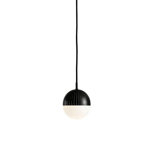 Dot Lámpara Colgante S Negro/ Opal - Woud