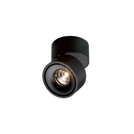 Foco LED Easy W100, 2700 K, negro, 10,5 cm - Antidark