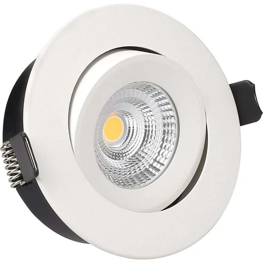 Downlight Empotrable 7W 2700K Tilt Blanco - Antidark