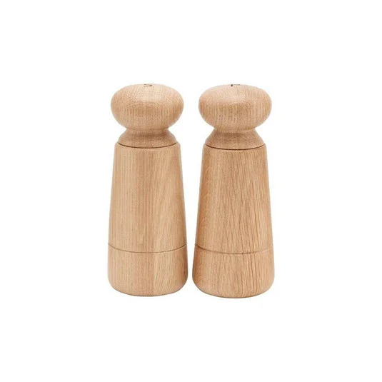 Wardha Juego de molinillo de sal y pimienta Oak - House Doctor