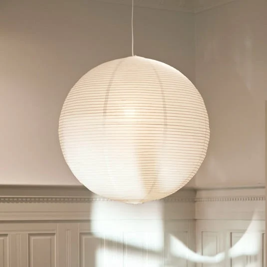 HAY Pantalla de lámpara Paper Shade, Ø 60 cm, blanca – sin juego de cables
