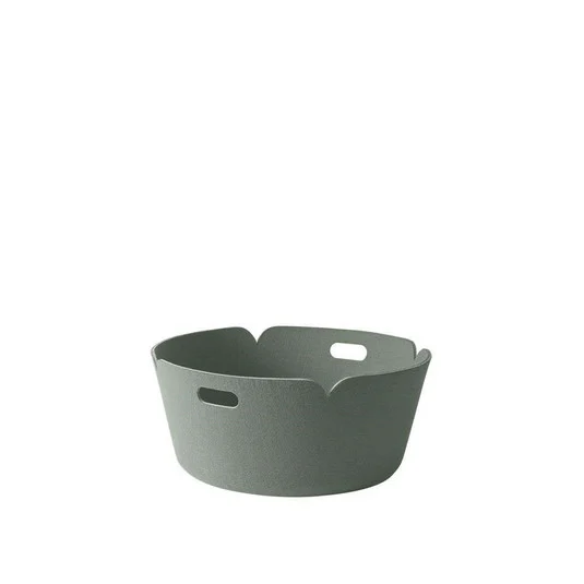 Restore Round Cesta Dusty Green - Muuto
