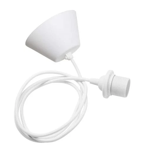 Kit de suspensión de 2 m, E27, blanco - Watt & Veke