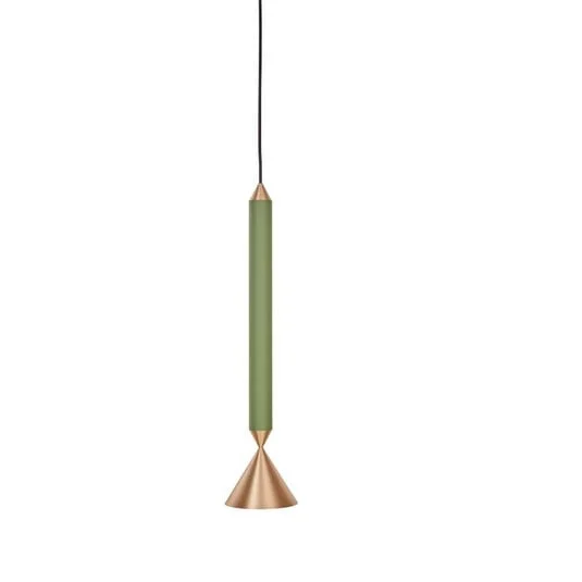 Apollo 39 Lámpara Colgante Forest/Polished Brass - Pholc
