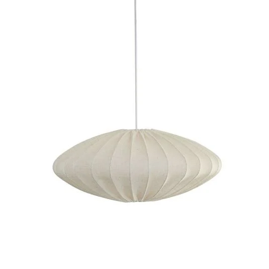 Pantalla Ellipse 65, color blanco lino - Watt & Veke