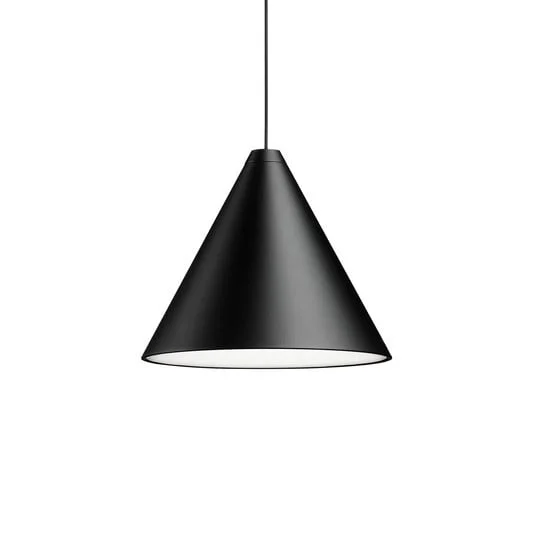 String Light Cone 12 m negro Soft Touch atenuable Conexión solo a 24 V - FLOS