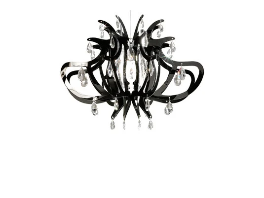Lillibet Lámpara Colgante Negro/Transparente - SLAMP