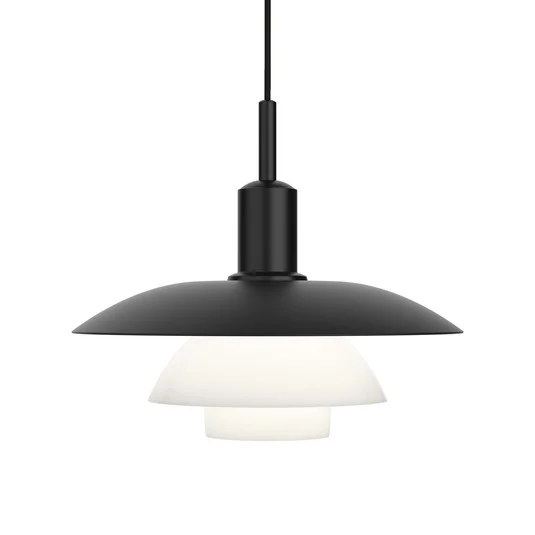 PH 5/5 Lámpara de Colgante Black/Opal - Louis Poulsen