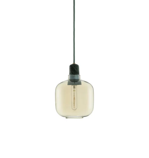Amp Lámpara Colgante Chica Oro/Verde - Normann Copenhagen