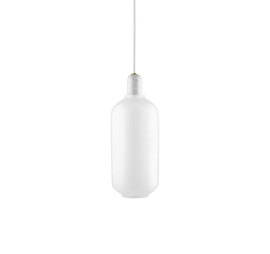 Amp Lámpara Colgante Grande Blanco/Blanco - Normann Copenhagen