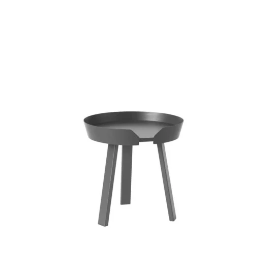 Around Mesa Auxiliares/Mesa de sofá Small Anthracite - Muuto