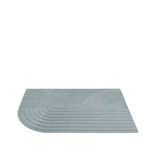 Relevo Alfombra 170x240 Burnt Sage Green - Muuto