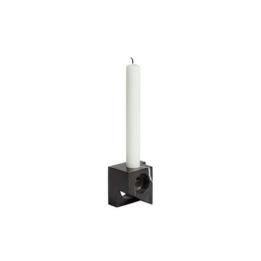 Jeu de dés 2 Portavelas Black Marble - Woud
