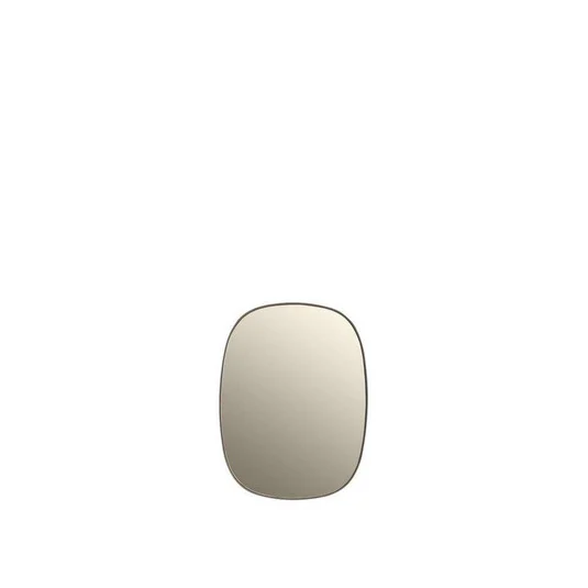 Framed Espejo Small Taupe/Taupe Glass - Muuto