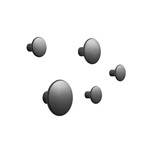 Dots Metal Set de 5 Negro - Muuto