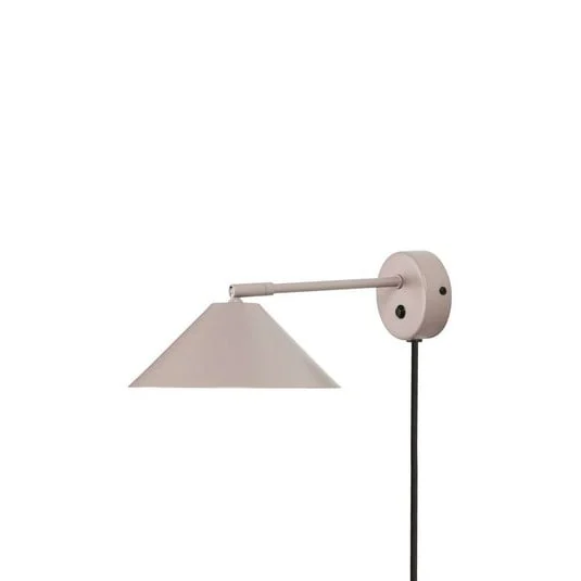 Aplique de pared Cannes de Globen Lighting, beige, Ø 20 cm