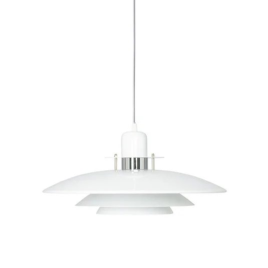 Primus I Lámpara Colgante Ø43 White/Chrome - Belid