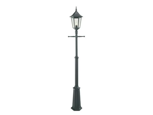 Modena 1 Lámpara Exterior tipo Farola con Anclaje Negro - Norlys