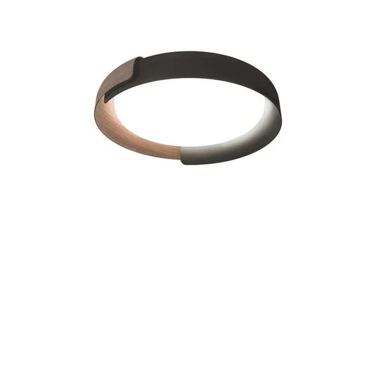 Dala Lámpara de Techo 3000K Dark Grey/Wood - KDLN