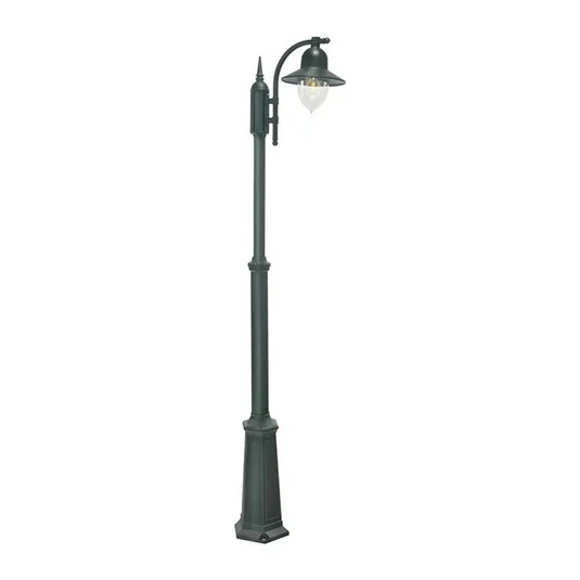 Como 1 Lámpara Exterior tipo Farola con Anclaje para Hormigón Negro - Norlys