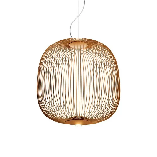 Spokes 2 LED Lámpara Colgante Regulable Cobre - Foscarini